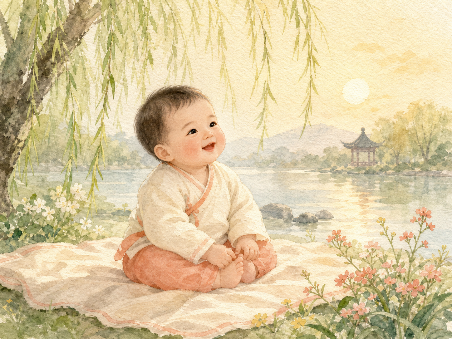 温暖水彩